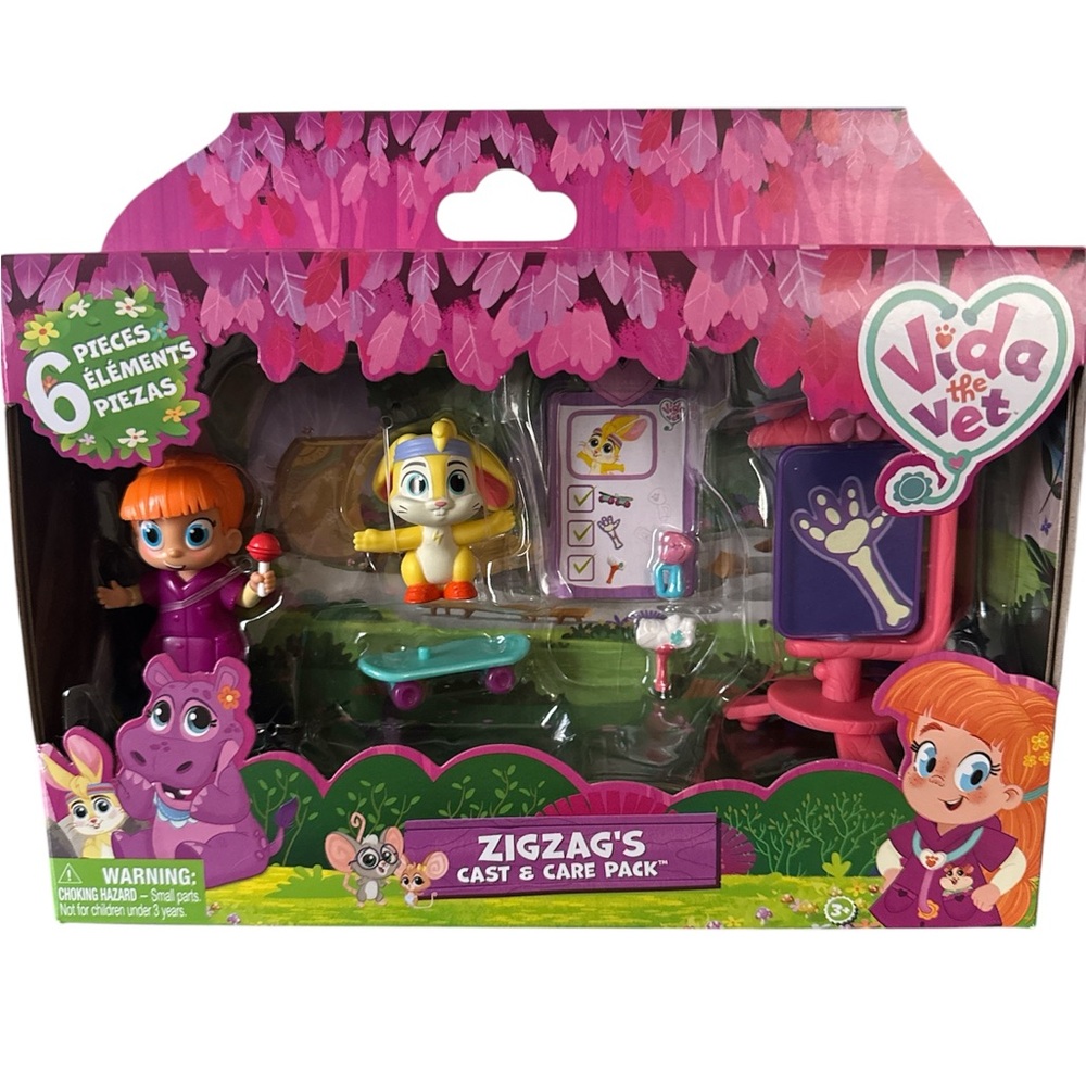 Zigzag's Cast & Care Pack - Purple and Pink